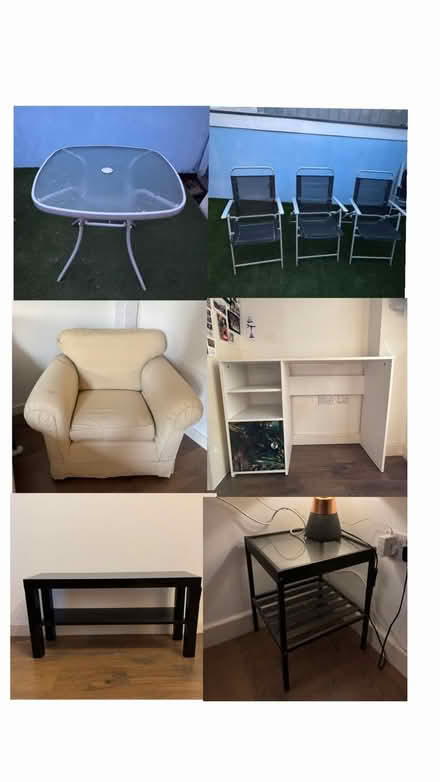 Photo of free Various Tables Chairs - must go Sun (E8) #1