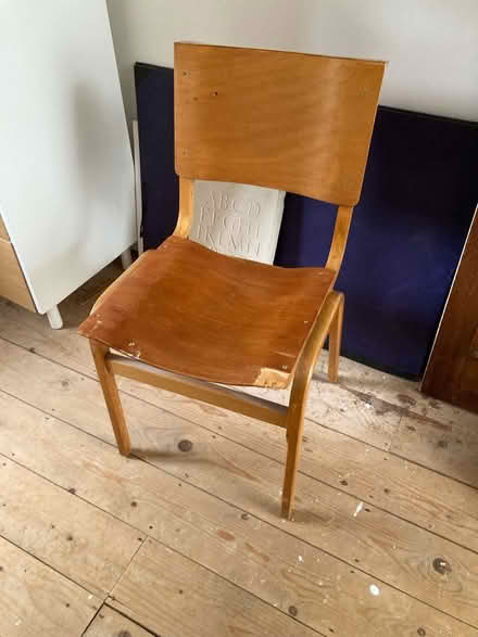 Photo of free Vintage church chair (Dalston E8) #3