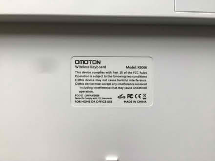 Photo of free Wireless tablet keyboard (Bracknell RG12) #2