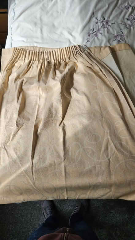 Photo of free Pair of Cream Curtains (CV5) #2