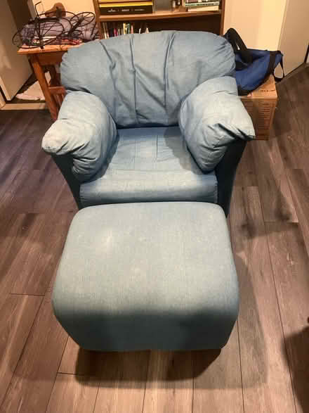 Photo of free Lounge chair and ottoman (Silver spring, Takoma Park) #1
