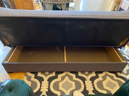 Photo of free Sofa bed with storage (N14 Oakwood Park) #3