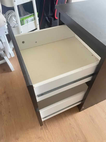 Photo of free Black/brown bedside table (Pudsey, LS28) #3