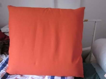 Photo of free Ikea Orange Large Chill Cushion, never used (Canonbury N1) #1