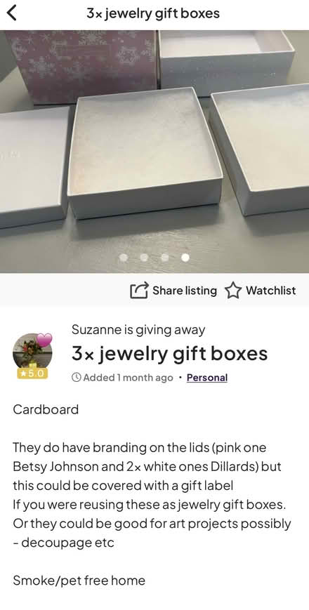 Photo of free Gift boxes (Newburgh WN8) #3