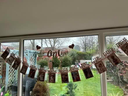 Photo of free 1st birthday bunting and balloon (Wisewood S6) #1