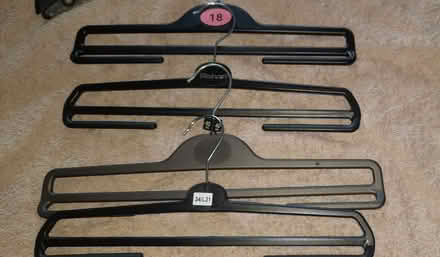 Photo of free Hangers coat, skirt trousers etc (Woodley RG6) #1
