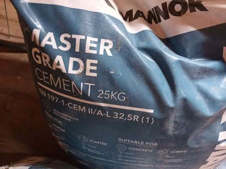 Photo of free Cement. One full bag, one opened and some adhesive some (Old Road OX3) #2
