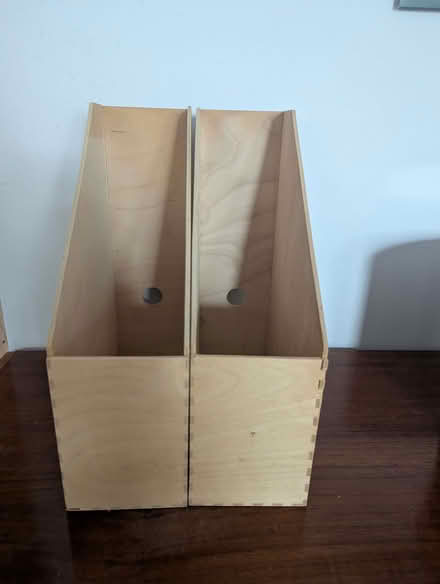 Photo of free Wooden magazine boxes/file organisers (Berkhamsted HP4) #1