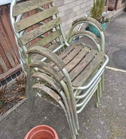 Photo of free 4 Garden Chairs (Cropston, Leics LE7 7HB) #1