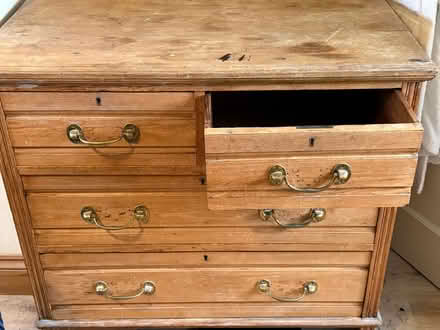 Photo of free Pine chest of drawers (Harpenden) #3