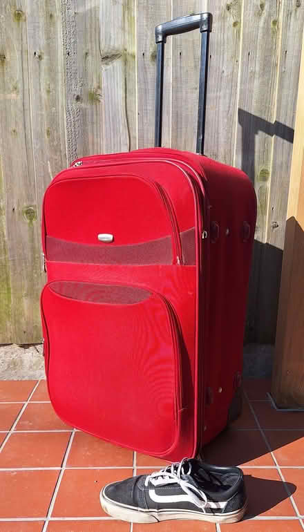 Photo of free 2-wheeled suitcase (E17 Queens/Boundary Road) #1