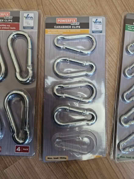 Photo of free 3 packs of carabiners (Coxheath ME17) #4