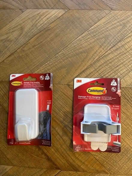 Photo of free 2 large command hooks (Woodford SK7) #1