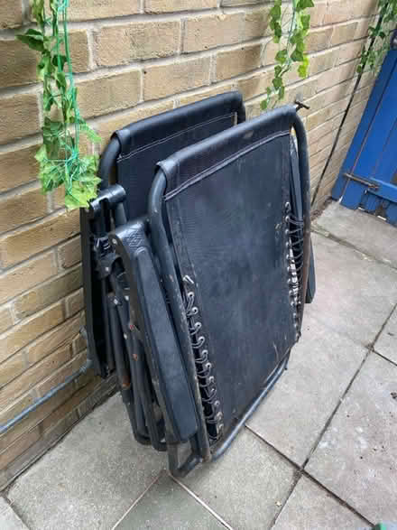 Photo of free Two recliner garden chairs (London SE20) #3