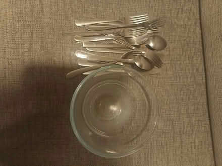 Photo of free Cutlerys and bowl TW10 (Richmond upon Thames TW10) #1
