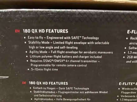 Photo of free Blade 180 QX HD BNF Quadcopter/Drone (Ferndown BH22) #4