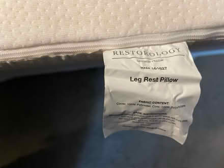 Photo of free Leg rest Pillow - like new (South San Jose) #2