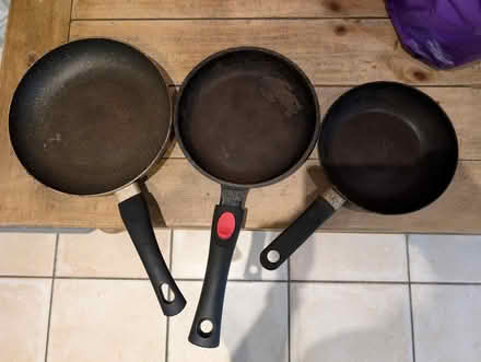 Photo of free Frying pans, for mud kitchen (Harmans water, Bracknell, RG12) #1