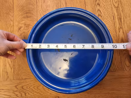 Photo of free 10 inch enamel camping frying pan (CT19) #1