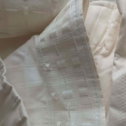 Photo of free Off white pair of curtains fully lined (Langney BN23) #1