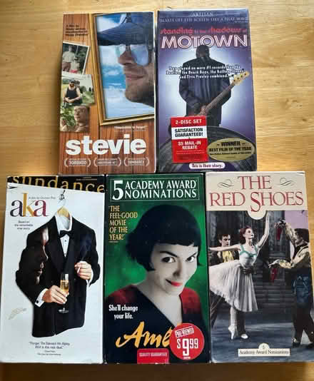 Photo of free 5 VHS Movies (Oakland) #1