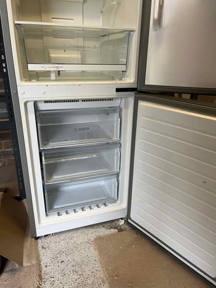 Photo of free Bosch Fridge Freezer, Silver (Barkham RG41) #4