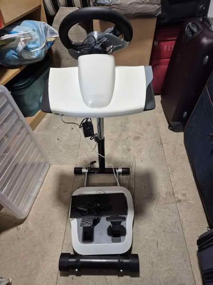 Photo of free X box driving wheel and pedals (Merley) #3