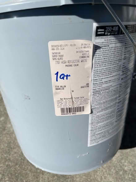 Photo of free One Quart Interior Paint (Santa Clara) #1