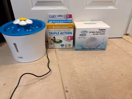 Photo of free Cat fountain w/extra filters (Mount Vernon, NY) #1