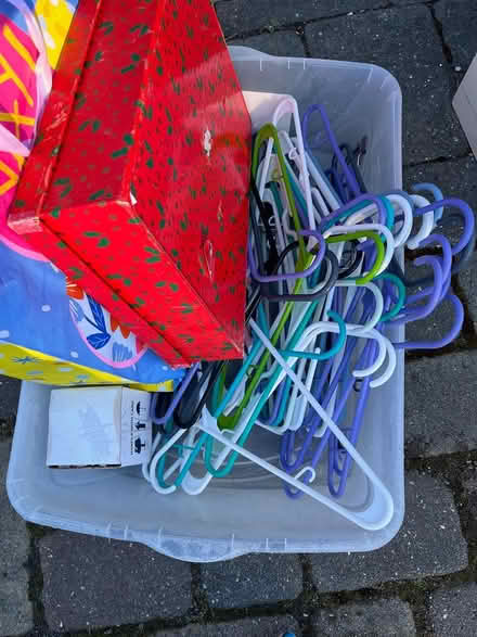 Photo of free storage cubbies, colorful hangers (central san rafael) #2