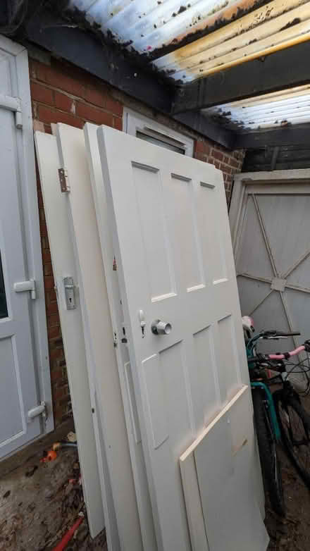 Photo of free 6x 1930s solid wood doors (BR1) #1
