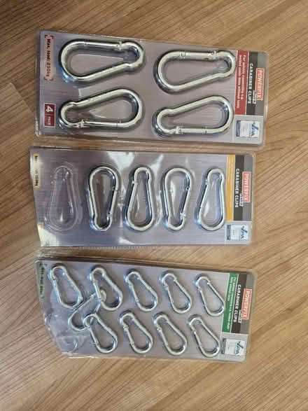 Photo of free 3 packs of carabiners (Coxheath ME17) #1