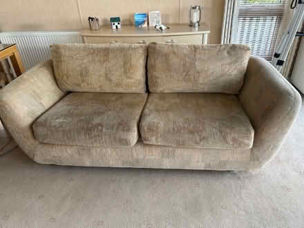 Photo of free Large Double Sofa (Swanage BH19) #1