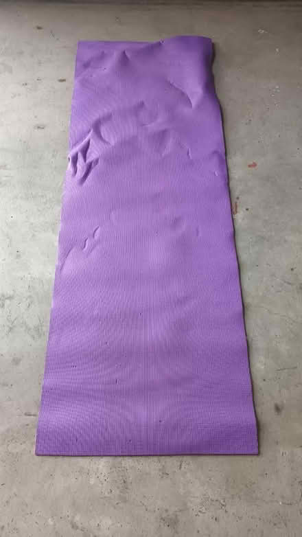 Photo of free Purple thick yoga mat, soft foam (SW11) #1