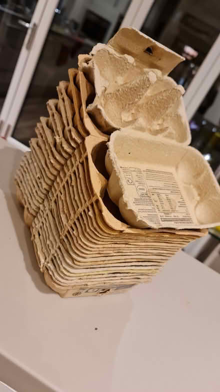 Photo of free Stack of 20 6-egg eggboxes (Mimbridge GU24) #1
