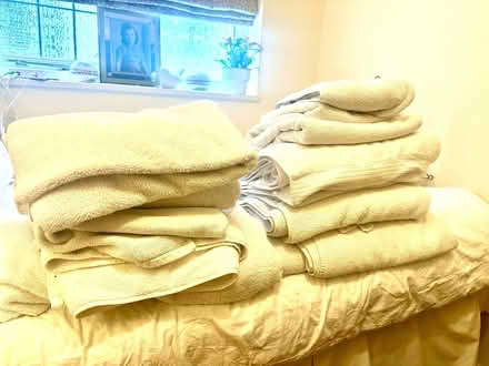 Photo of free Bundle of white towels (Upminster RM14) #1