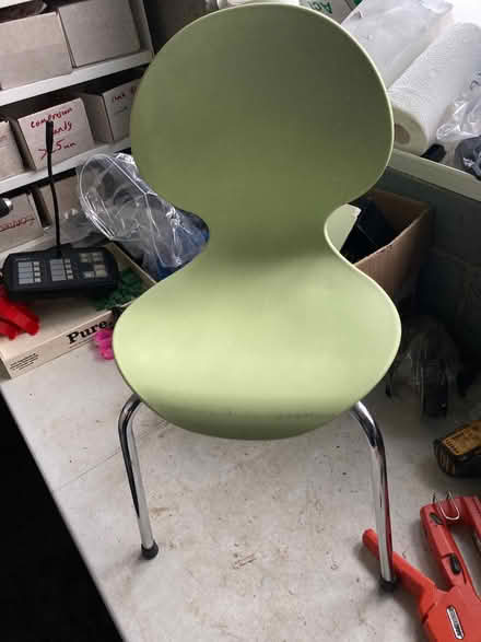 Photo of free Childs green chair (Greasby CH49) #1