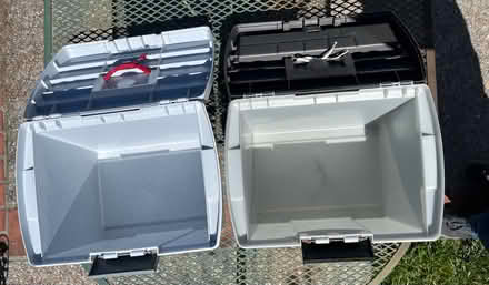 Photo of free Plastic file boxes (Santa Clara) #2