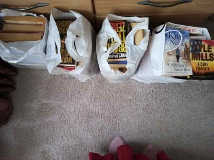 Photo of free A selection of books in bags (Crick NN6) #1