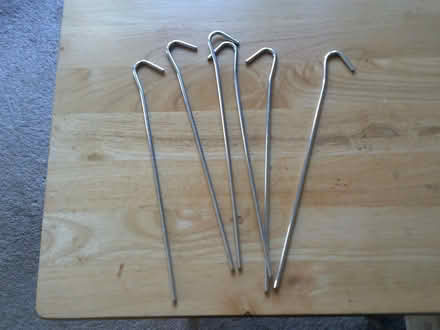 Photo of free Tent / Gazebo Pegs 10 x 4 (Thorpe St Andrew NR7) #1