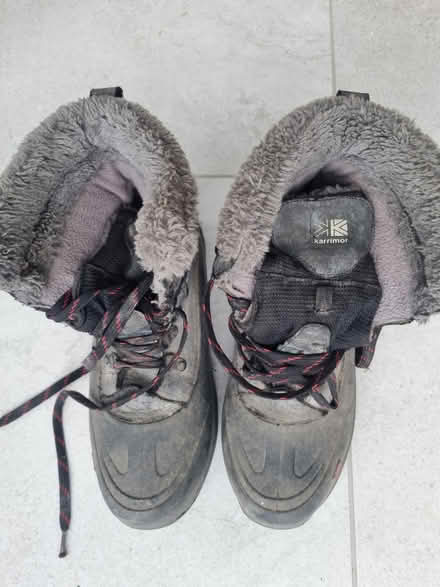 Photo of free Grey boots (Loughborough) #1