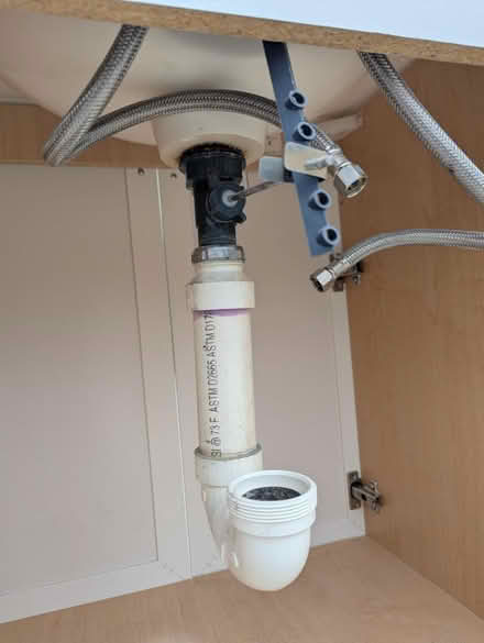Photo of free Glacier Bay Vanity, Sink, Cabinet (Wells Prkway and Gumwood Dr) #3