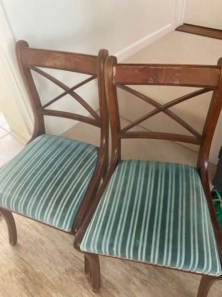 Photo of free Mahogany chair x4 (PO14 Hill Head) #1