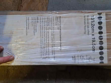 Photo of free Oak effect laminate flooring (Heeley Green S14) #1