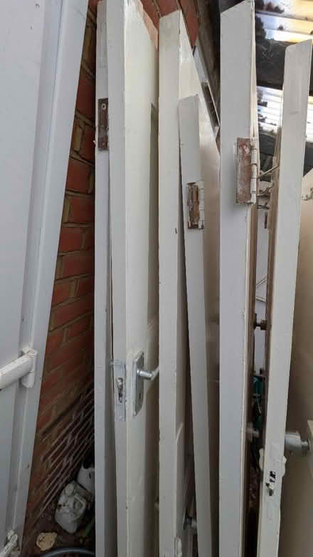 Photo of free 6x 1930s solid wood doors (BR1) #3