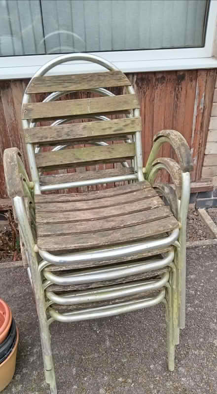 Photo of free 4 Garden Chairs (Cropston, Leics LE7 7HB) #2