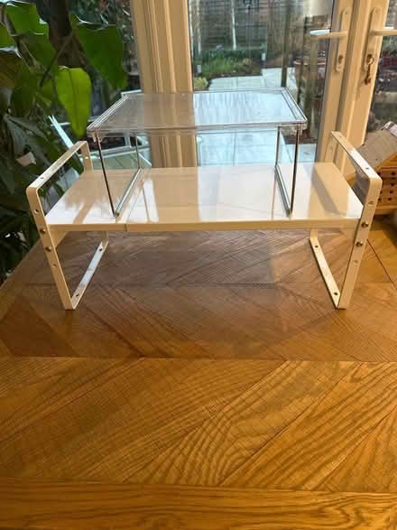 Photo of free 2 x cupboard organiser shelves (Woodford SK7) #1