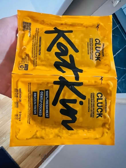 Photo of free KATKIN Fresh cat food (frozen) (Burgess Park) #1