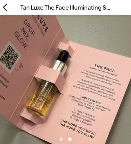 Photo of free Tan Luxe Serum (Newburgh WN8) #2